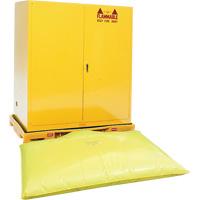 Double Drum Ultra-Safety Cabinet Bladder System&reg;, 63" L x 38.5" W x 6.3" H, 3000 lbs. Load Capacity NRZ Safety Inc.
