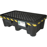 Ultra-Spill Pallet mod&egrave;le &eacute;conomique, 2 barils, Capacit&eacute; de d&eacute;versement 66 gal. US, 53" x 29" x 16,5" NRZ Safety Inc.