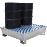 2-Drum Steel Ultra-Spill Pallet&reg;, 68 US gal. Spill Capacity, 47.2" x 31.4" x 17.4" NRZ Safety Inc.