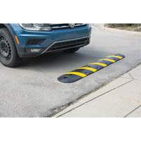 Speed Bump Kit, Rubber, 4' L x 11" W x 2" H NRZ Safety Inc.