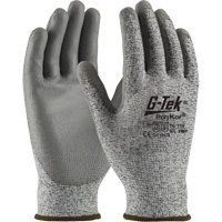 G-Tek&reg; Seamless Knit Cut-Resistant Gloves, Size X-Small, 13 Gauge, Polyurethane Coated, PolyKor&reg; Shell, ASTM ANSI Level A2/EN 388 Level B NRZ Safety Inc.