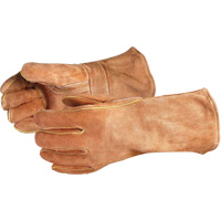 Endura&reg; 505BS Deluxe Brown Welding Gloves, Split Cowhide, Size Large NRZ Safety Inc.