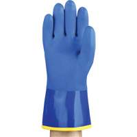 AlphaTec&reg; 23-202 PVC Gloves, Size 8, 11.8" L, Cotton, Fleece Inner Lining NRZ Safety Inc.
