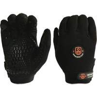 Gants de m&eacute;canicien anti-chocs, 7/Petit, Paume en Synth&eacute;tique/Su&egrave;de, Poignet &eacute;lastique/Boucle et crochet NRZ Safety Inc.