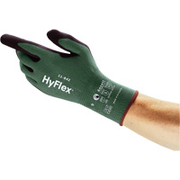 HyFlex&reg; 11-842 Sustainable Multi-Purpose Gloves, 5, Foam Nitrile Coating, 15 Gauge, Nylon Shell NRZ Safety Inc.