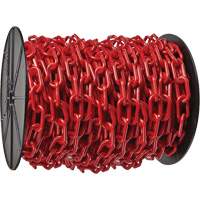Heavy-Duty Plastic Safety Chain, Red NRZ Safety Inc.