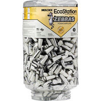 Zebras Disposable Earplugs Refill for EcoStation&reg;  Earplug Dispenser, Bulk - Canister NRZ Safety Inc.