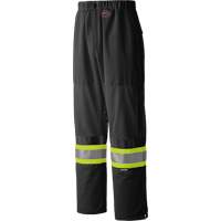 6003BKP Pantalon de s&eacute;curit&eacute; routi&egrave;re, Polyester, Petit, Noir NRZ Safety Inc.