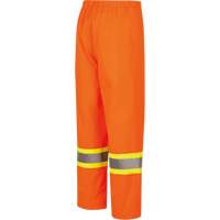 5627W Pantalon &agrave; bavette imperm&eacute;able pour femmes, Polyester/Polyur&eacute;thane, T-petit, Orange haute visibilit&eacute; NRZ Safety Inc.