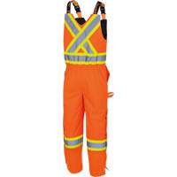 5040 Combinaisons de s&eacute;curit&eacute; matelass&eacute;e imperm&eacute;able, Polyester, Petit, Orange haute visibilit&eacute; NRZ Safety Inc.