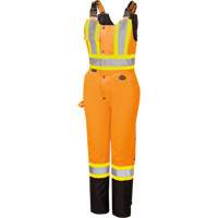 5040BBW Combinaison de s&eacute;curit&eacute; imperm&eacute;able haute visibilit&eacute; pour femmes, Polyester, T-petit, Noir/Orange haute visibilit&eacute; NRZ Safety Inc.