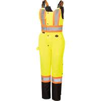 5041BBW Combinaison de s&eacute;curit&eacute; imperm&eacute;able haute visibilit&eacute; pour femmes, Polyester, T-petit, Noir/Jaune lime haute visibilit&eacute; NRZ Safety Inc.