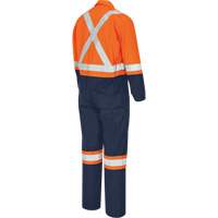 7702BBT Combine de s&eacute;curit&eacute; deux tons FR-Tech, Taille 40 (grand taille), Bleu marin/Orange, 10 cal/cm² NRZ Safety Inc.