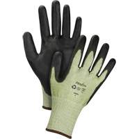 Eco-Friendly Seamless Cut-Resistant Gloves, Size 7, 13 Gauge, Polyurethane Coated, HPPE/RPET Shell, ASTM ANSI Level A4 NRZ Safety Inc.