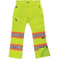 Womens Insulated Flex Safety Pant, Polyester, X-Small, High Visibility Lime-Yellow NRZ Safety Inc.
