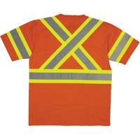 Short Sleeve Safety T-Shirt, Cotton, X-Small, High Visibility Orange NRZ Safety Inc.