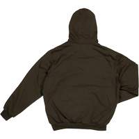 Water Repellent Fleece Pullover Hoodie, Men's, Small, Black NRZ Safety Inc.
