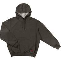 Water Repellent Fleece Pullover Hoodie, Men's, Small, Grey NRZ Safety Inc.