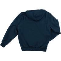 Water Repellent Fleece Pullover Hoodie, Men's, Small, Navy Blue NRZ Safety Inc.