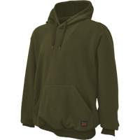 Water Repellent Fleece Pullover Hoodie, Men's, Small, Green NRZ Safety Inc.