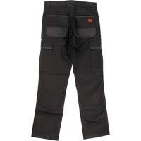 WP100 Work Pants, Cotton/Spandex, Black, Size 0, 30 Inseam NRZ Safety Inc.