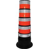Channelizer, 47.25" High, Orange/White NRZ Safety Inc.