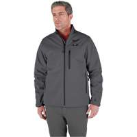 Manteau chauffante M12 ToughShell (manteau seulement), Hommes, Moyen, Gris NRZ Safety Inc.