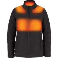 Manteau chauffant M12 Axis avec pile, Femmes, Grand, Noir NRZ Safety Inc.