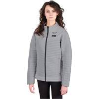 Manteau chauffant M12 Axis avec pile, Femmes, Petit, Gris NRZ Safety Inc.