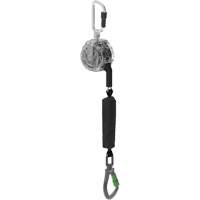 V-TEC ALTAKS Personal Fall Limiter-Cable, 10', Galvanized Steel, Swivel NRZ Safety Inc.
