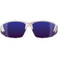 Khor G2 Safety Glasses, Blue Mirror Lens, Anti-Scratch/Polarized, ANSI Z87+/MCEPS GL-PD 10-12/Meets/Exceeds CSA Z94.3 NRZ Safety Inc.
