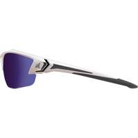 Khor G2 Safety Glasses, Blue Mirror Lens, Anti-Scratch/Polarized, ANSI Z87+/MCEPS GL-PD 10-12/Meets/Exceeds CSA Z94.3 NRZ Safety Inc.