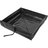 Collapsible Roll-Up Spill Berm, 15 US gal. Capacity, 2' W x 2' L x 6" H NRZ Safety Inc.