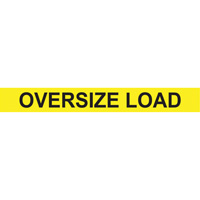 Oversize Load Heavy Haul Sign, Decal/Vinyl, 96" W x 12" H NRZ Safety Inc.