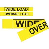 Double Sided Wide Load/Oversized Load Banner, Vinyl, 96" W x 12" H NRZ Safety Inc.