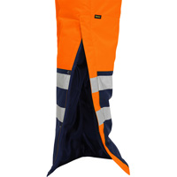 Salopette pour le froid extr&ecirc;me Bisley, Polyester, Petit, Orange haute visibilit&eacute; NRZ Safety Inc.