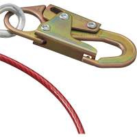 AS-21210-6 6' Cable Anchor with Snap Hook & O-Ring, Sling, Temporary Use NRZ Safety Inc.