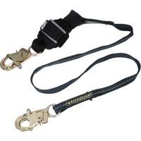 Arc Flash Web Shock-Absorbing Lanyard, 6', Snap Hook Center, Snap Hook Leg Ends, Kevlar&reg; NRZ Safety Inc.