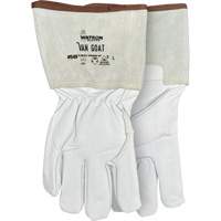 Gants r&eacute;sistant &agrave; la coupe et &agrave; l'arc &eacute;lectrique Van Goat 549, Taille Moyen, Enveloppe en Cutshield/Para-aramide/Polyester/Acier inoxydable/Ch&egrave;vre, ASTM ANSI niveau A6/EN 388 niveau F NRZ Safety Inc.
