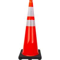 Premium Traffic Cone, 36", Orange, 4" & 6" Reflective Collar(s) NRZ Safety Inc.