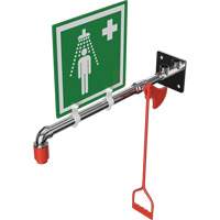 Douche de rinçage, Montage mural NRZ Safety Inc.