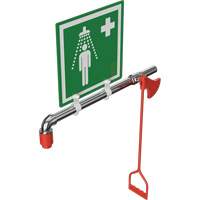 Douche de rinçage, Montage sur canalisation circulaire NRZ Safety Inc.