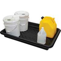 Spill Tray, 24" L x 36" W x 4.5" H, 18 US gal. Spill Capacity NRZ Safety Inc.