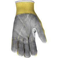 CutPro&reg; Cut Resistant Work Gloves with Split Leather Palm, Size Small, 7 Gauge, Kevlar&reg; Shell, ASTM ANSI Level A3 NRZ Safety Inc.