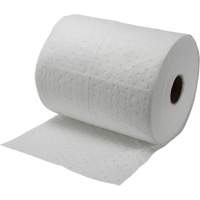 Bonded Sorbent Rolls, Heavyweight, 150' L x 15" W, 12 gal. Absorbancy NRZ Safety Inc.