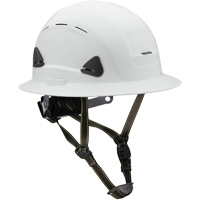 Fibre Metal Climbing Style Helmet with Full Brim, Meets CSA Type 2, Ratchet Suspension, Vented NRZ Safety Inc.