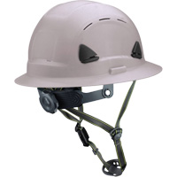 Fibre Metal Climbing Style Helmet with Full Brim, Meets CSA Type 2, Ratchet Suspension, Vented NRZ Safety Inc.
