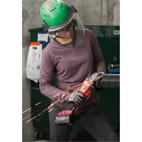 FREEFLEX Long-Sleeve Hybrid T-Shirt, Women's, X-Small, Purple NRZ Safety Inc.