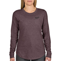 FREEFLEX Long-Sleeve Hybrid T-Shirt, Women's, X-Small, Purple NRZ Safety Inc.