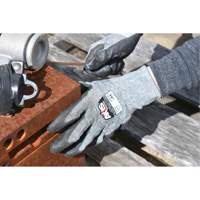 RWG566 AXIS Cut Protection Touchscreen Work Glove, Size X-Small, 18 Gauge, Polyurethane Coated, Stainless Steel/HPPE Shell, ASTM ANSI Level A5/EN 388 Level E NRZ Safety Inc.